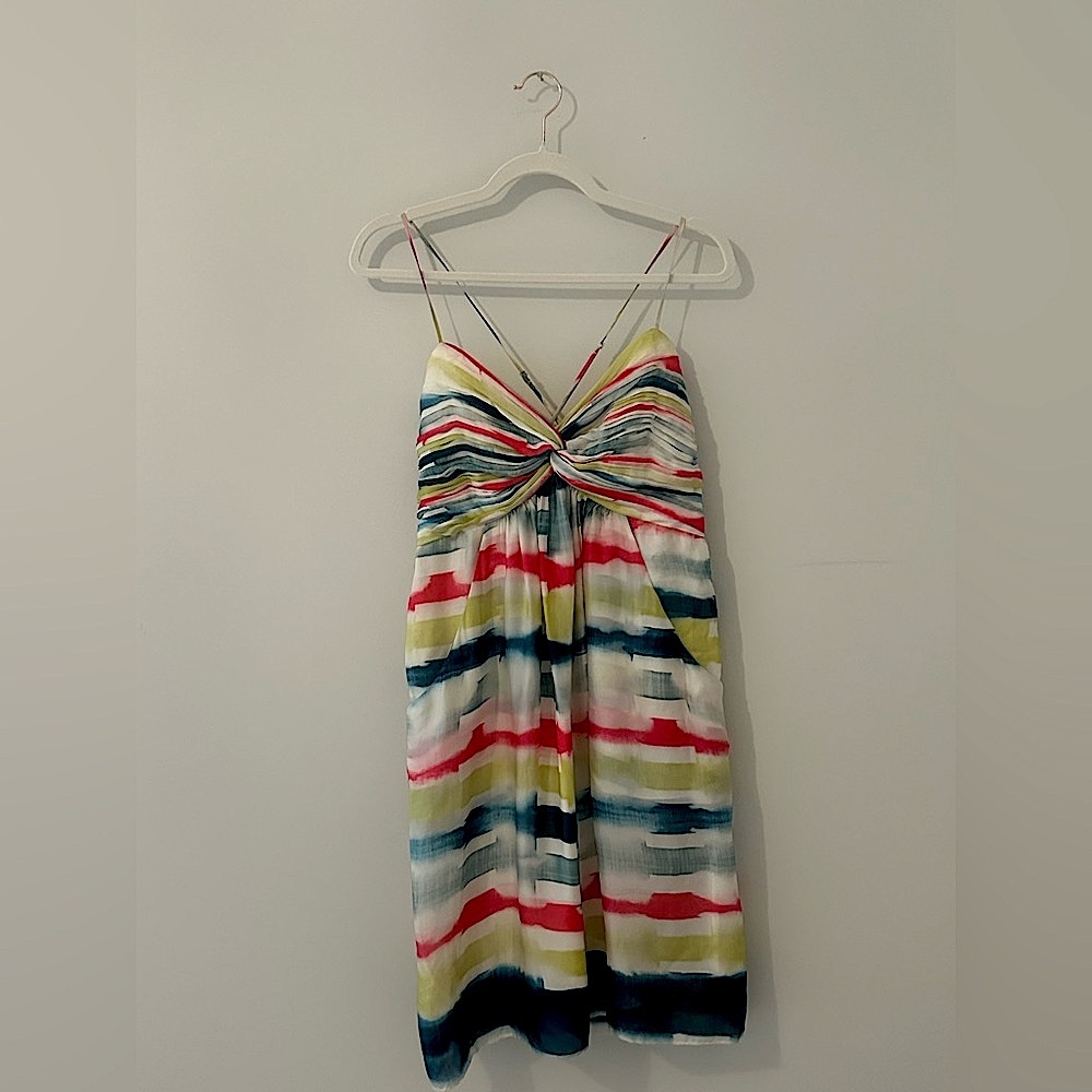 Shoshanna Colorful Party Dress with Pockets size 8